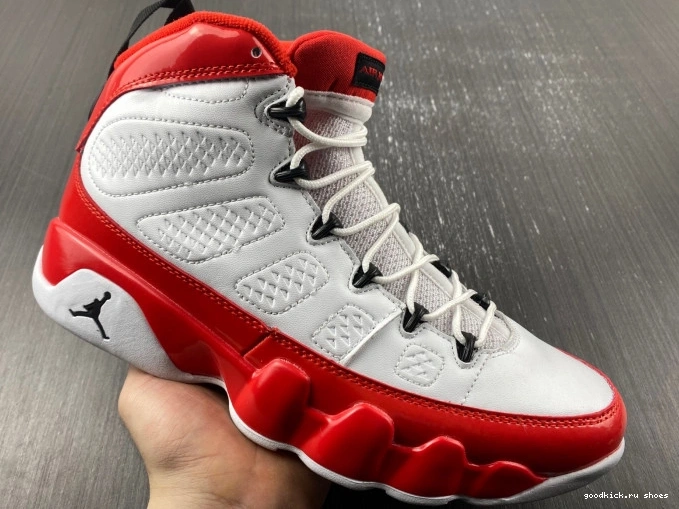 Cheap Gym Jordan 9 302370-160 Red Air Retro White 0712